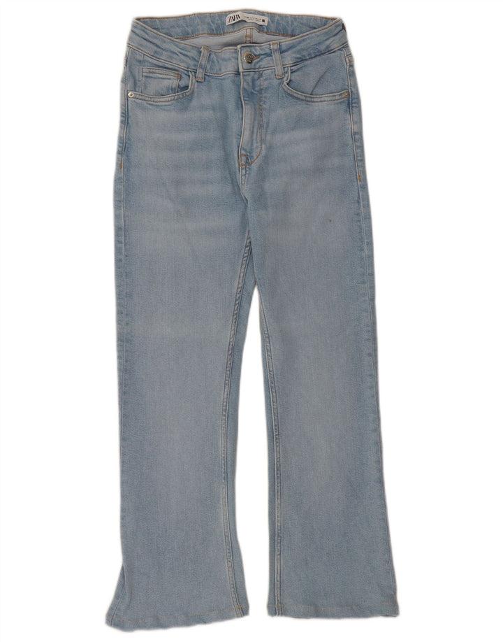 Zara Dame Bootcut Jeans EU 36 XS W26 L24 Blå Bomuld
