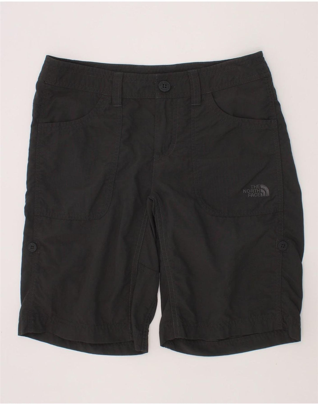 THE NORTH FACE Womens Casual Shorts Size 2 2XS W26 Grey Vintage The North Face and Second-Hand The North Face from Messina Hembry 