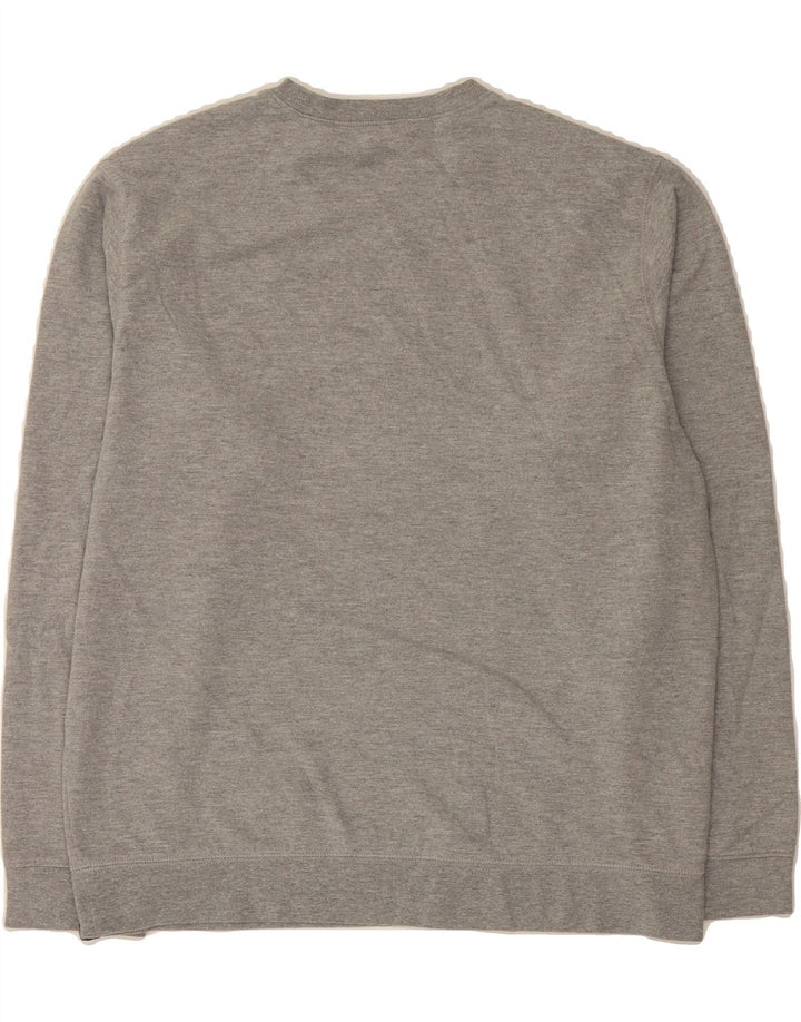 EDDIE BAUER Mens Sweatshirt Jumper Medium Grey Cotton Vintage Eddie Bauer and Second-Hand Eddie Bauer from Messina Hembry 