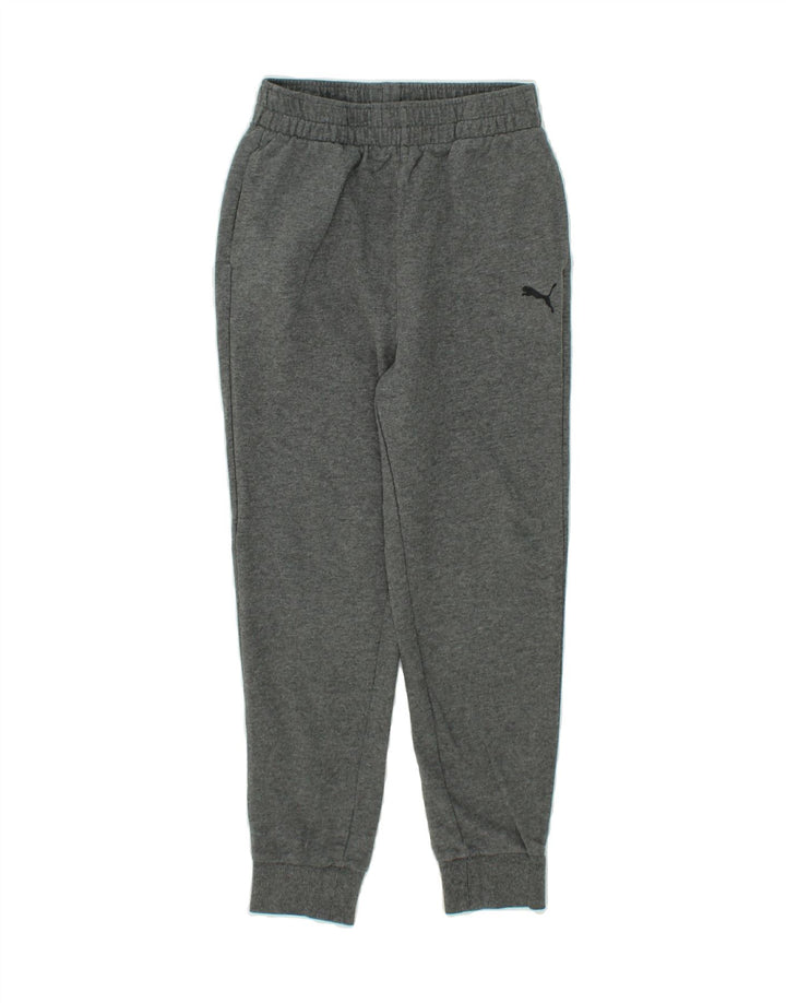 PUMA Womens Tracksuit Trousers Joggers UK 12 Medium  Grey Cotton Vintage Puma and Second-Hand Puma from Messina Hembry 