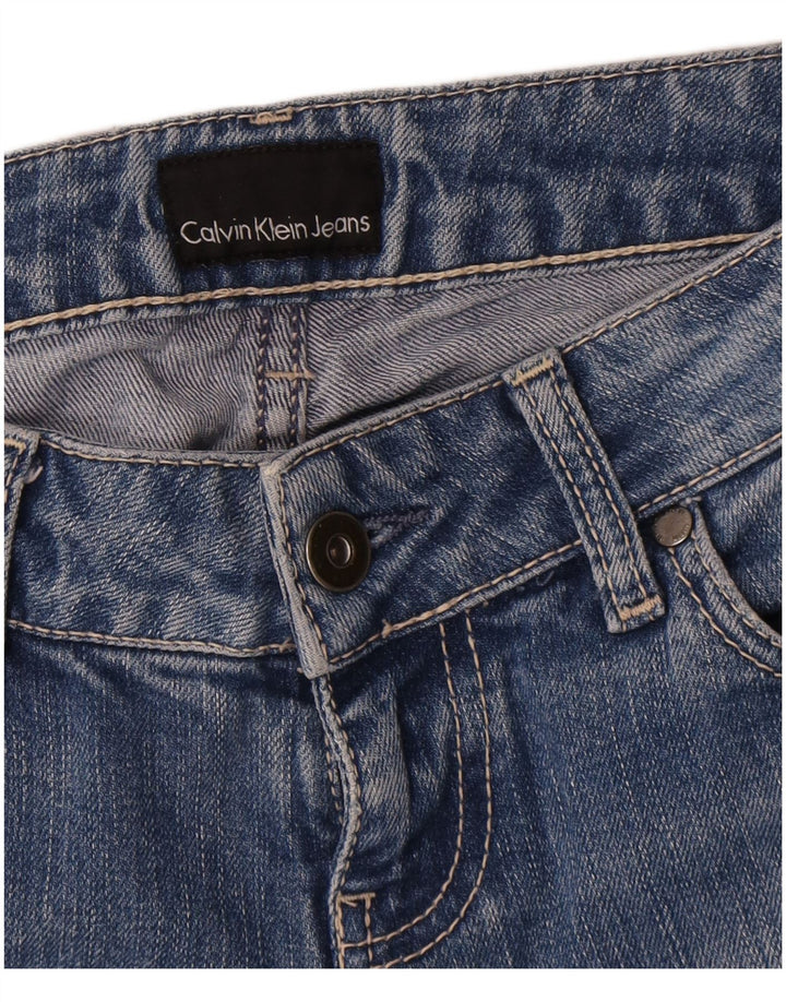 Calvin Klein Dame Slim Jeans W28 L30 Blå