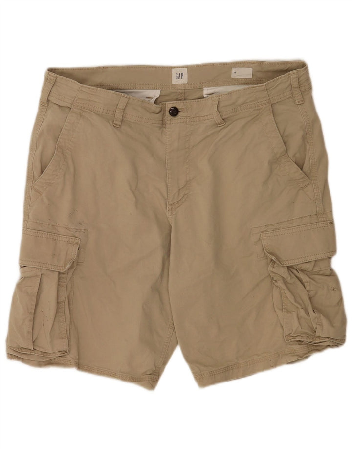 Gap Herre Cargo Shorts W36 Large Beige Bomuld