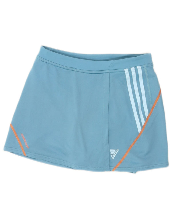 Adidas Womens Skort UK 10 Small Blue Polyester