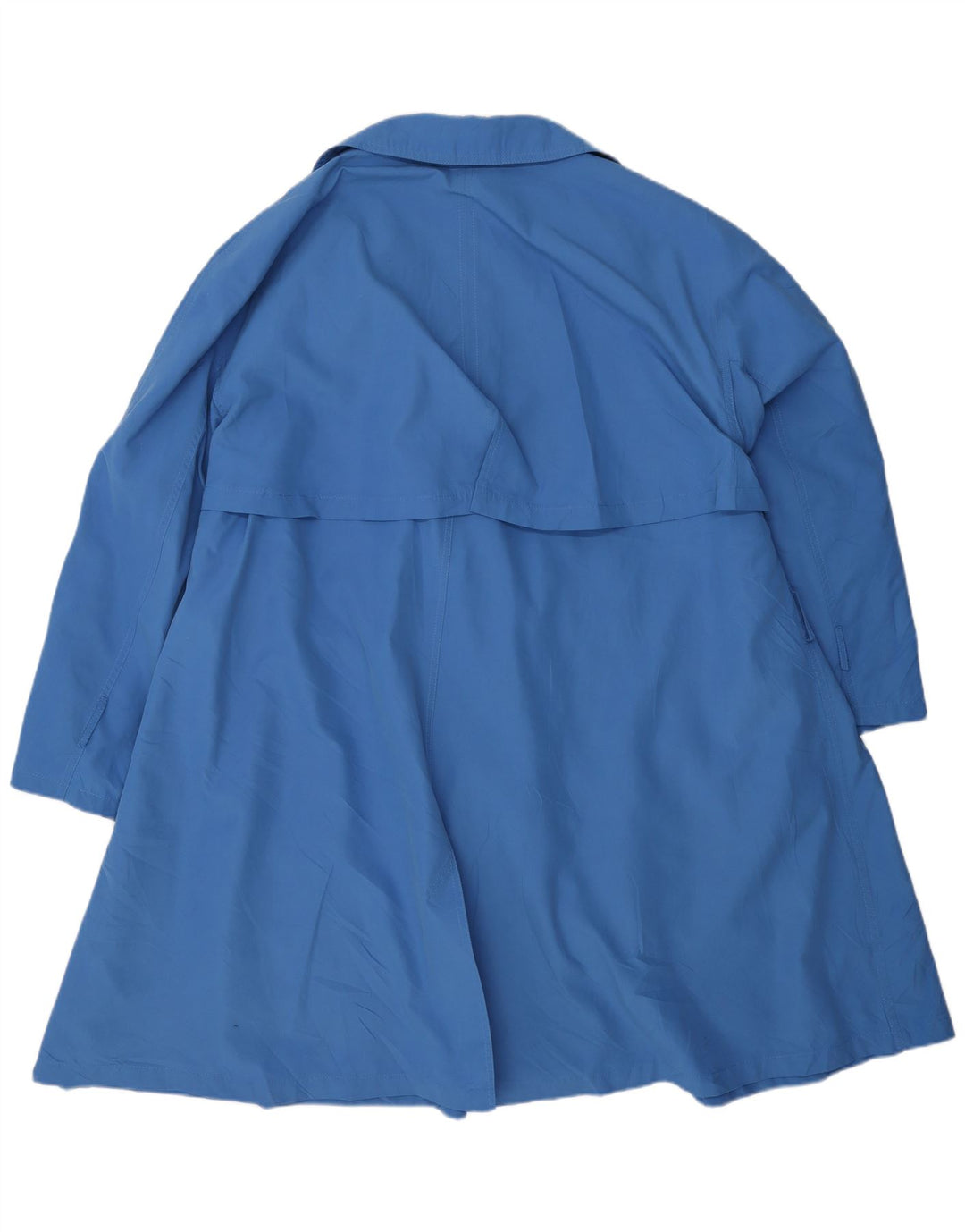 PENNY BLACK Oversized Trench Coat til kvinder UK 14 Medium Blue Acetate