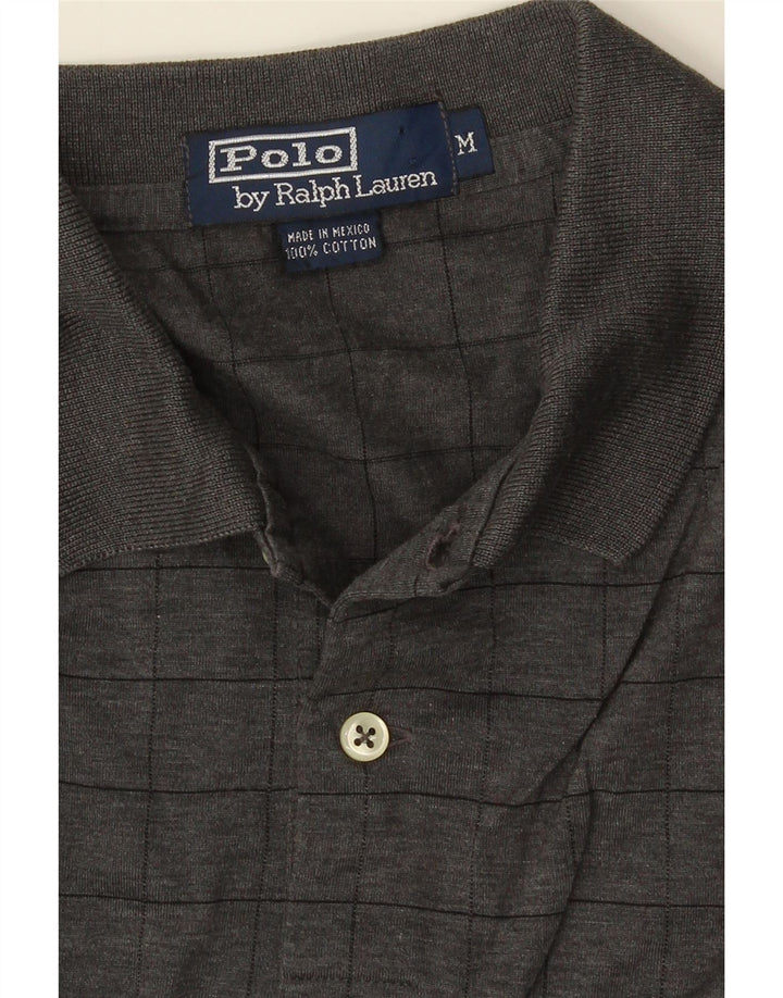 POLO RALPH LAUREN Poloskjorte til mænd mellemgrå ternet bomuld