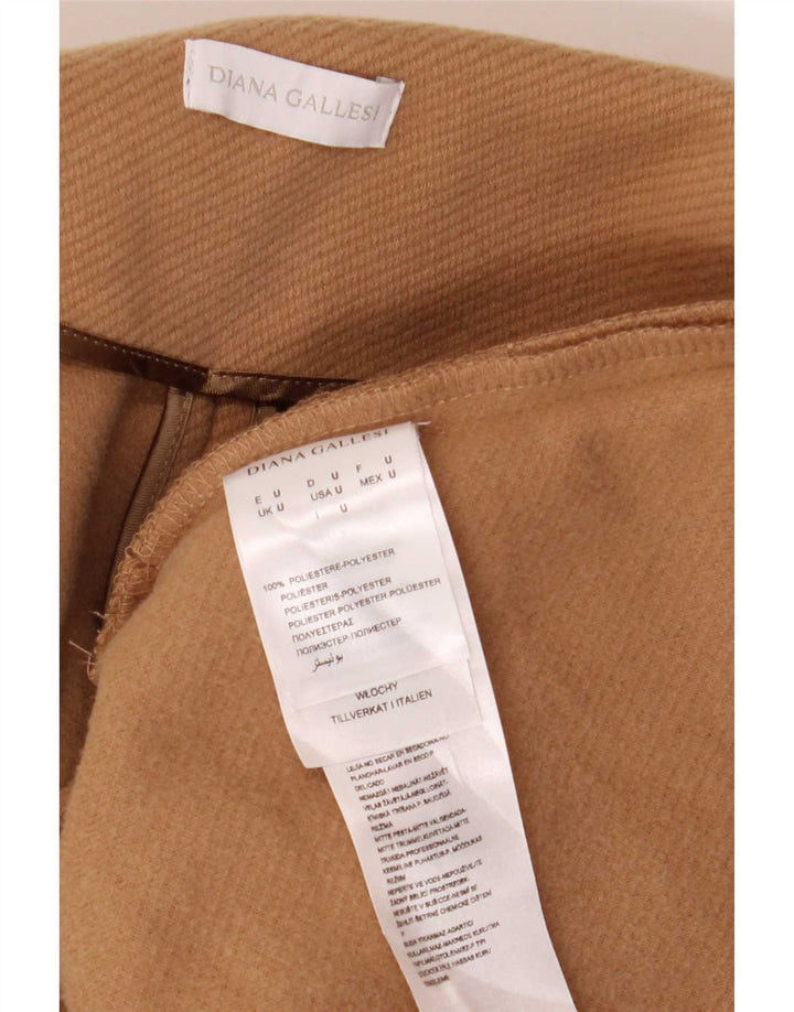 Diana Gallesi Dame Dobbeltradet Cape Coat One Size Beige Polyester