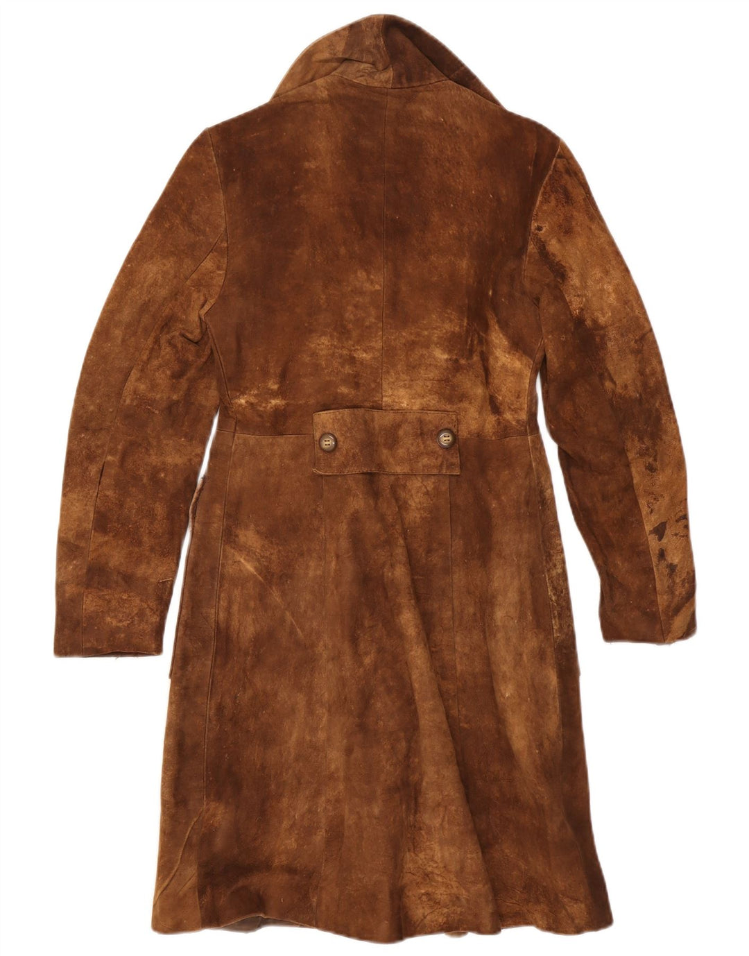 Vintage ruskindsfrakke til kvinder UK 10 Small Brown