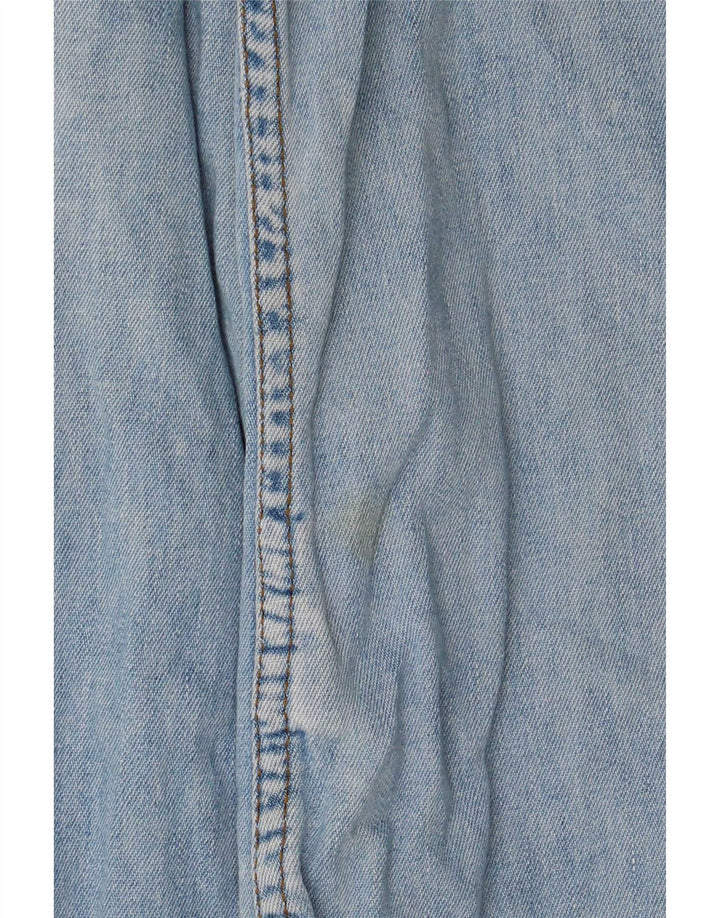 Levi's Denimskjorte til mænd, stor blå bomuld