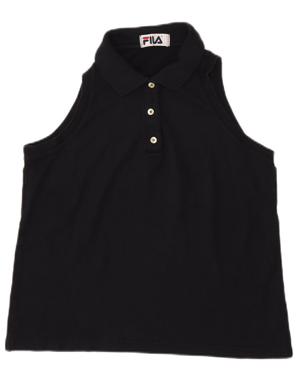 FILA ærmeløs poloshirt til kvinder IT 48 XL Marineblå