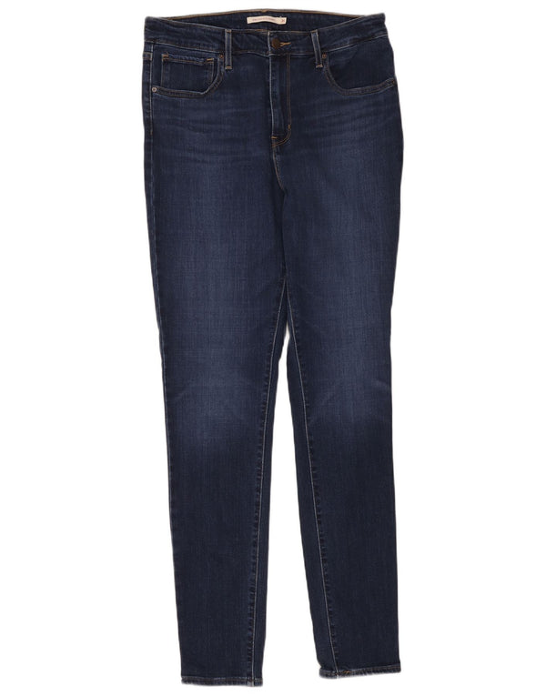 Levi's Dame 721 Skinny Jeans W31 L32 Marineblå Bomuld