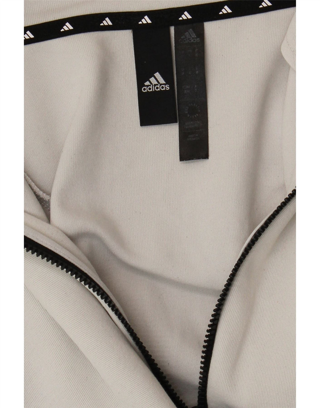 Adidas Hættetrøje med lynlås til mænd Medium Grey Colourblock