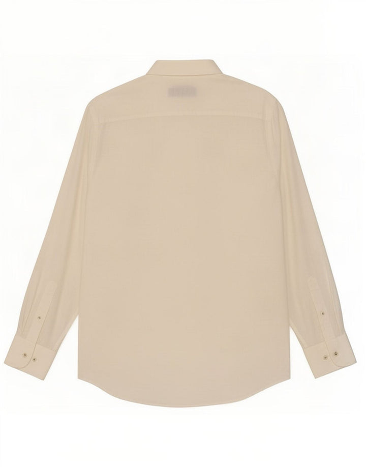 Fred Perry Herre Slim Fit skjorte XL hvid bomuld