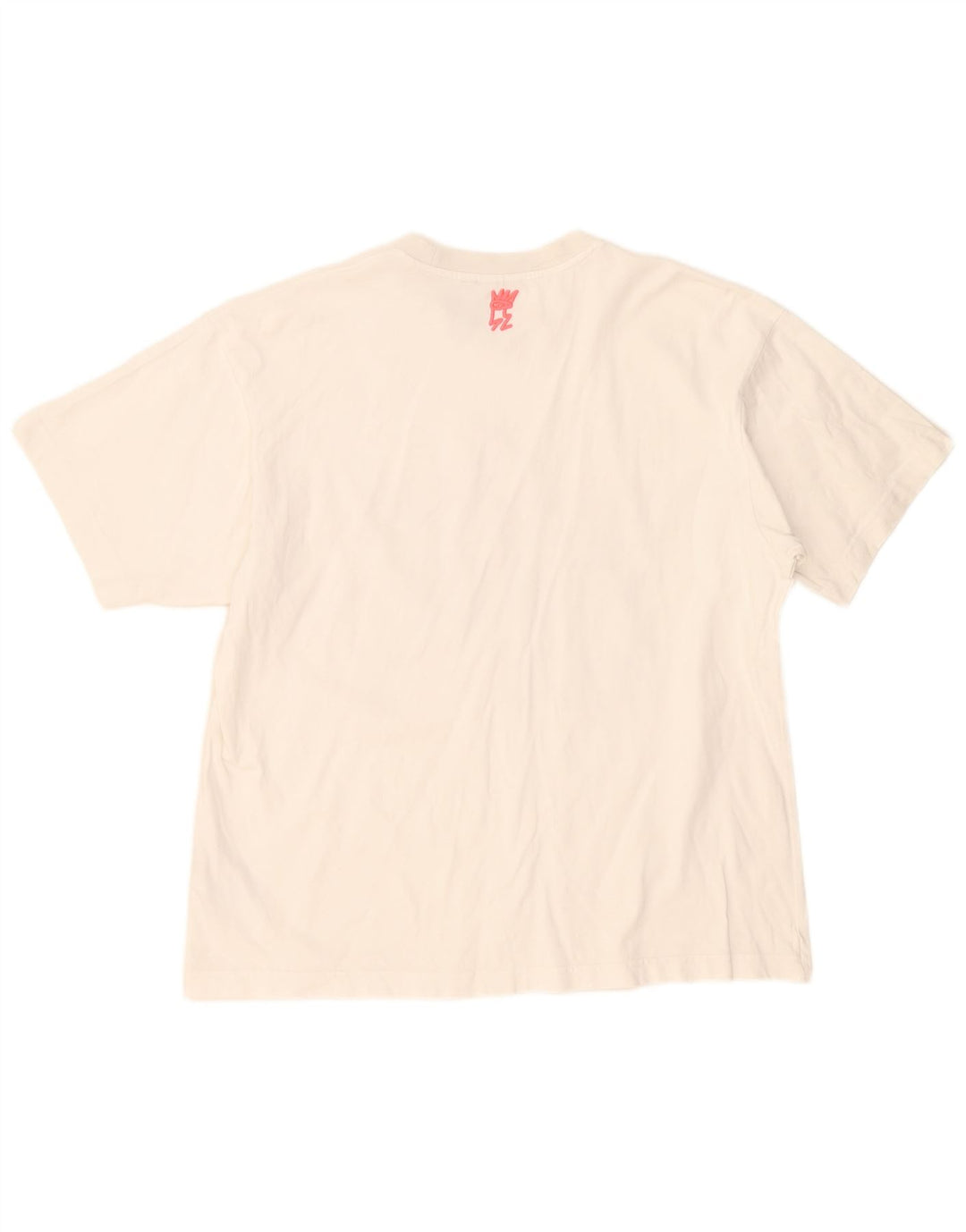 Adidas Grafisk T-shirt top til mænd Medium hvid bomuld
