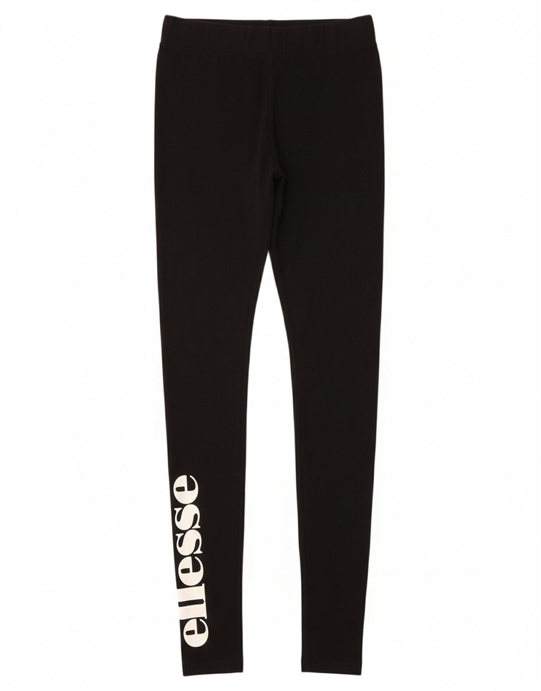 ELLESSE Womens Graphic Leggings UK 8 Small Black