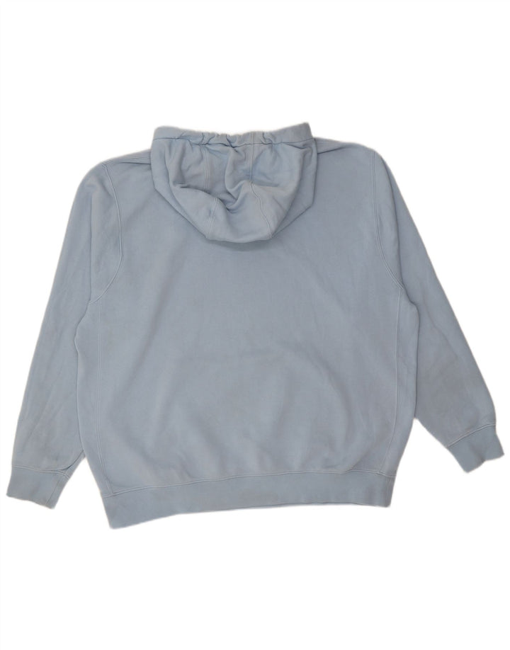 NIKE hættetrøje til mænd XL blå bomuld