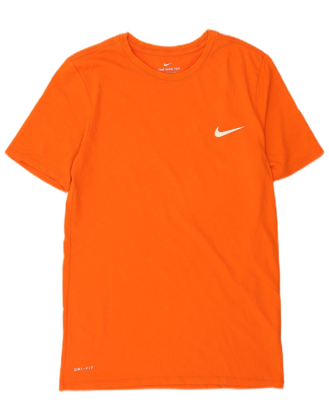 Nike T-shirt med atletisk snit til mænd, lille orange bomuld