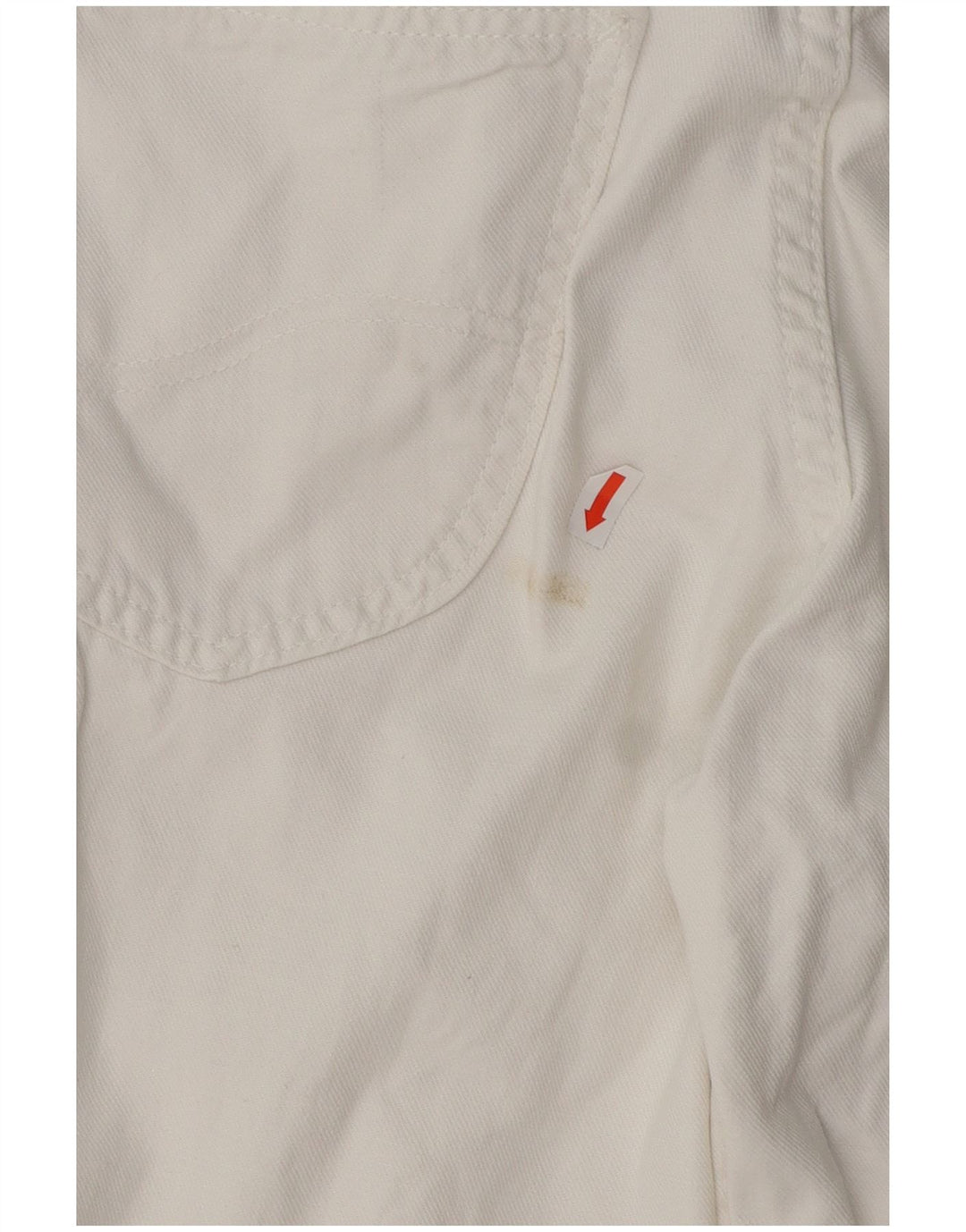 Lee Womens Flared Jeans US 12 Large W31 L29 White Bomuld