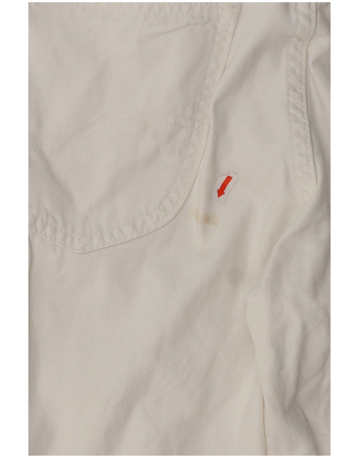 Lee Womens Flared Jeans US 12 Large W31 L29 White Bomuld