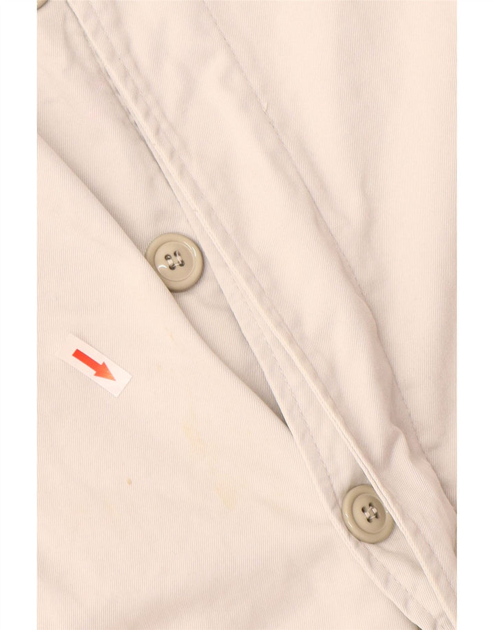 Uniform Herre Grafisk Overfrakke UK 40 Large White