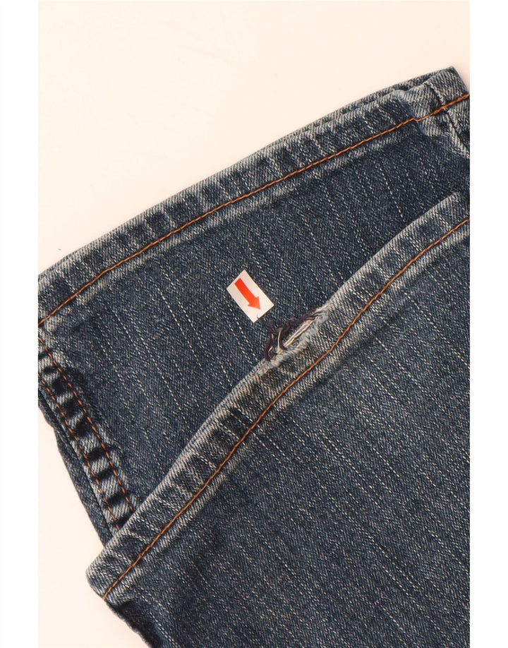 WRANGLER Herre Texas Stretch Straight Jeans W34 L30 Blå Bomuld