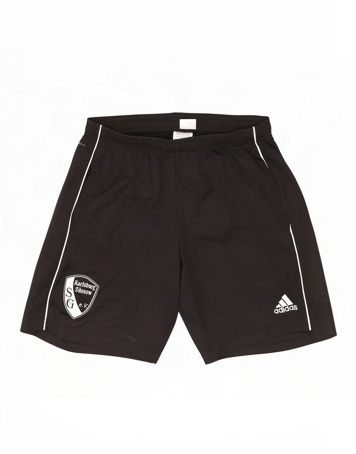 Adidas Herre Aeroready Graphic Sports Shorts Medium Sort Polyester