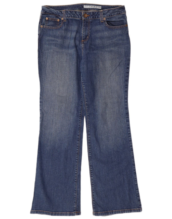 Dkny Dame Bootcut Jeans US 16 2XL W35 L32 Blå Bomuld