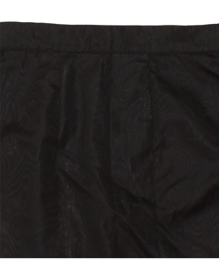 VINTAGE Womens Abstract Pattern Pencil Skirt W28 Medium  Black Vintage Vintage and Second-Hand Vintage from Messina Hembry 