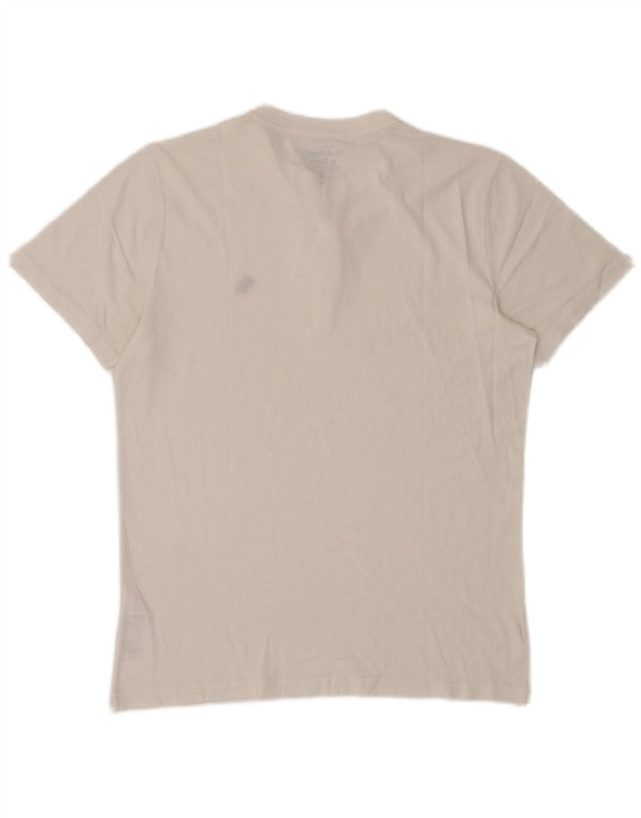 ABERCROMBIE & FITCH Herre T-shirt Top Medium Hvid Bomuld
