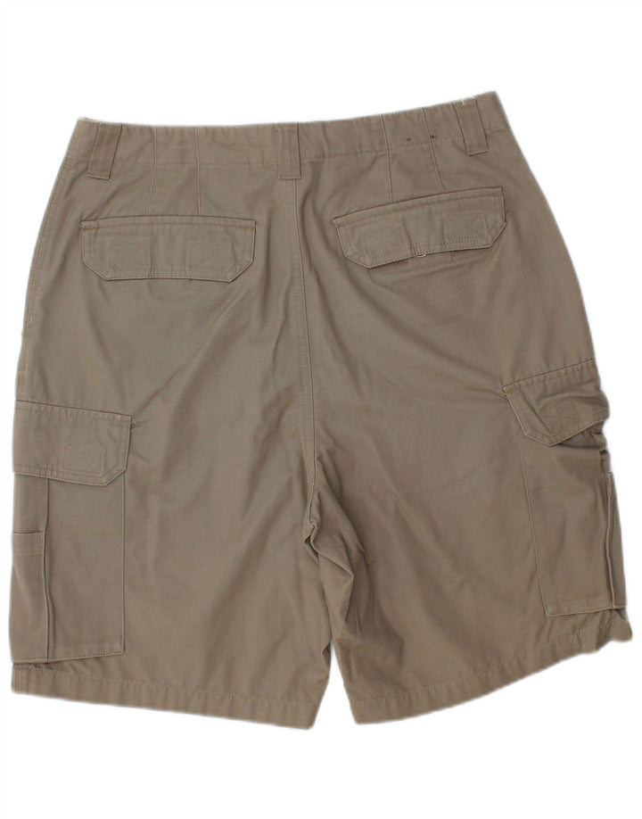 EDDIE BAUER Herre Cargo Shorts W33 Medium Khaki Bomuld