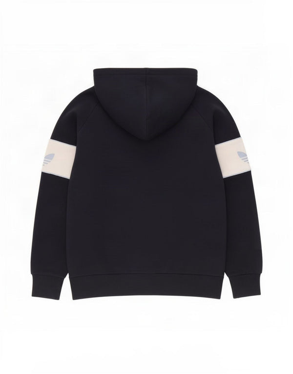Adidas Grafisk hættetrøje til mænd Medium Marineblå Colourblock Bomuld