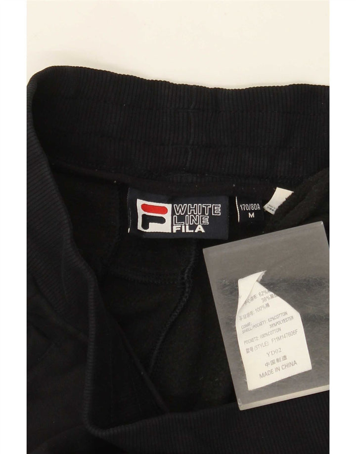 Fila Træningsdragt til kvinder Joggers UK 12 Medium Sort Bomuld