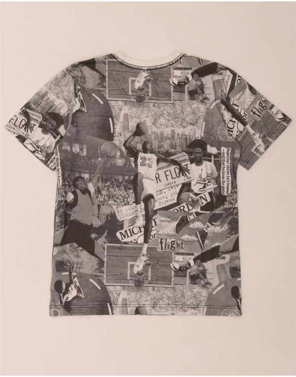 Jordan Boys Grafisk T-Shirt Top 13-14 år XL Grå Bomuld
