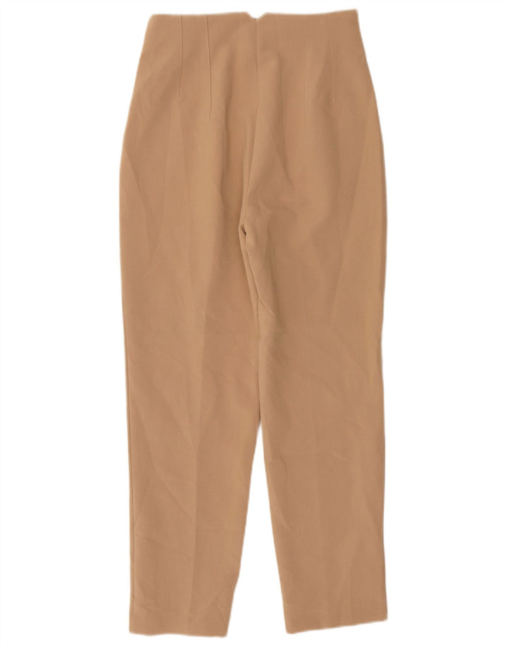 Zara koniske chinobukser til kvinder Small W26 L26 Beige polyester