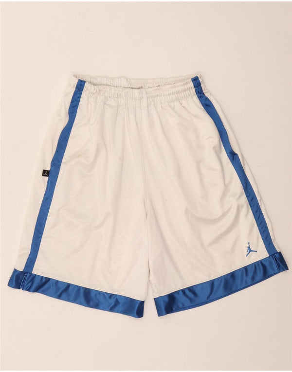Jordan Sportsshorts til mænd UK 39/41 Medium White Colourblock