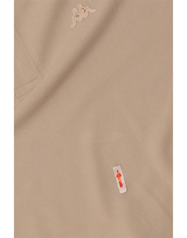 Kappa herre poloshirt 2XL beige bomuld