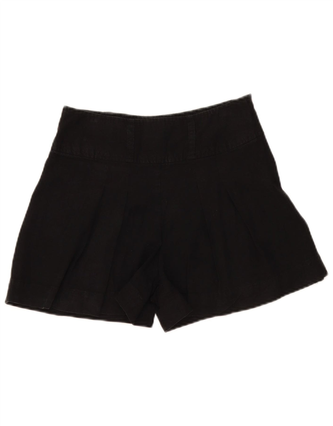 Oasis Womens Pegged Casual Shorts UK 8 Small W28 Black Lyocell