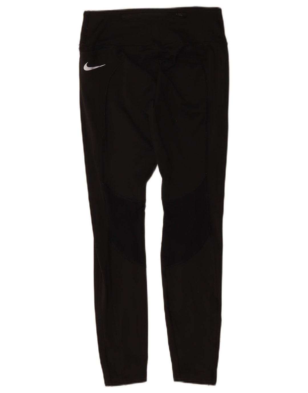 Nike Dame Dri Fit Leggings UK 8 Small Black Polyester