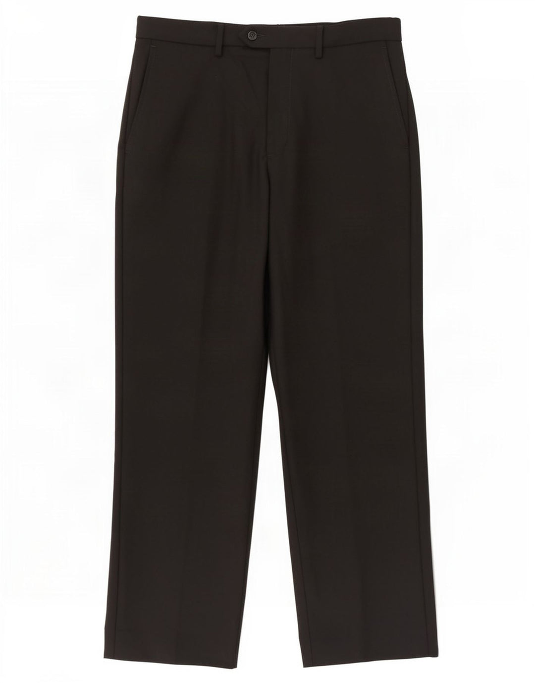 Marks & Spencer Herre skræddersyet pasform Casual Bukser W34 L31 Sort Polyester