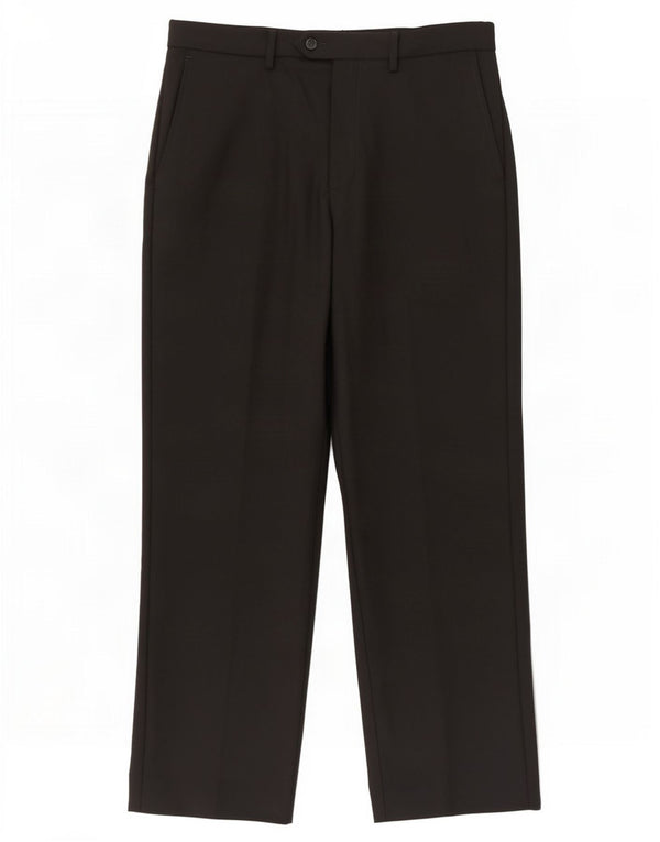 Marks & Spencer Herre skræddersyet pasform Casual Bukser W34 L31 Sort Polyester