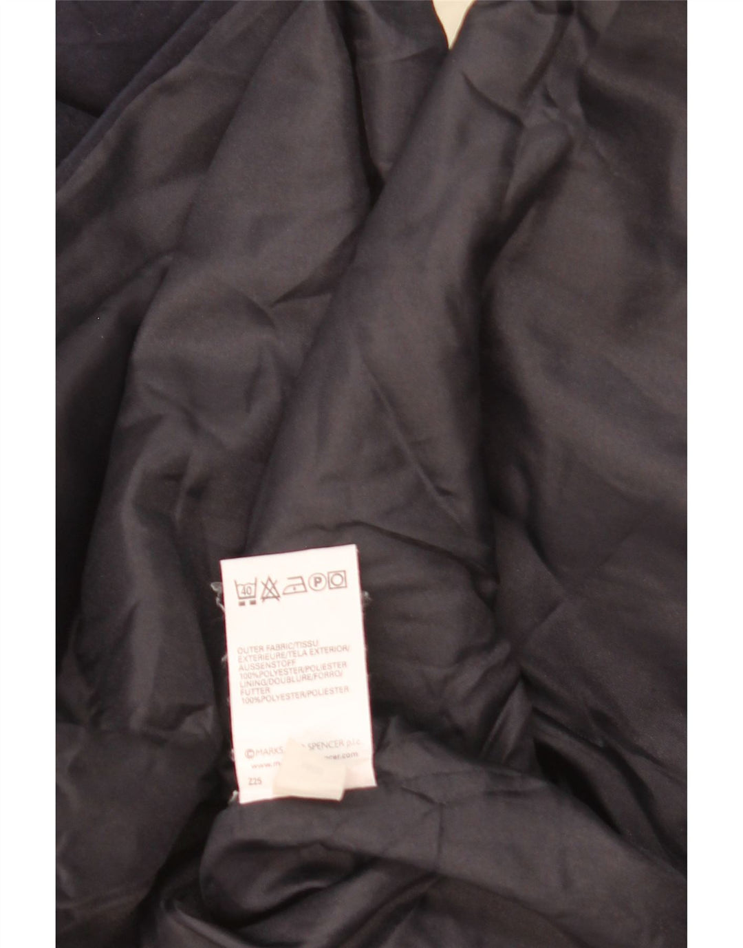 Marks & Spencer Womens Utility Jacket UK 20 2XL Navy Blue Polyester