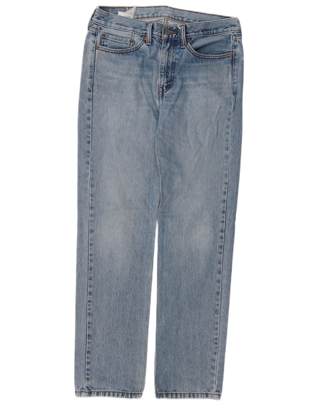 LEVI'S Herre 514 Straight Jeans W32 L32 Blå Bomuld