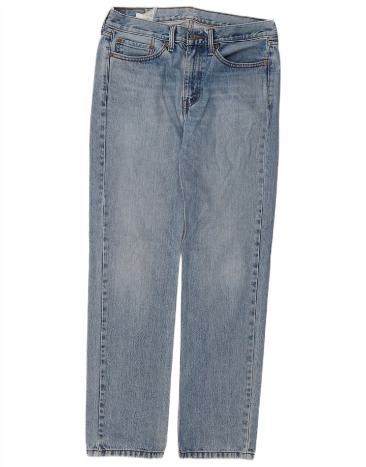 LEVI'S Herre 514 Straight Jeans W32 L32 Blå Bomuld