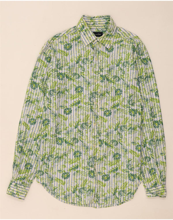 Massimo Dutti Herre skjorte str. 40 Medium Green Floral