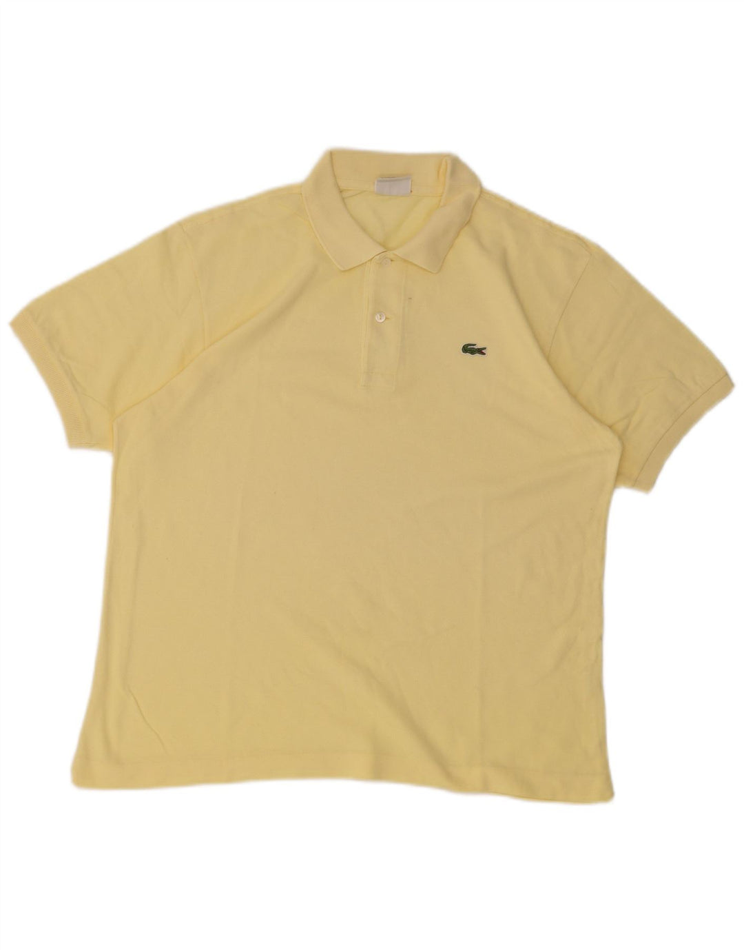 Lacoste Herre Polo Shirt Str. 5 Large Gul