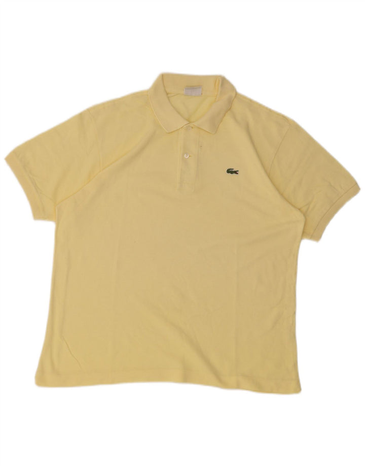 Lacoste Herre Polo Shirt Str. 5 Large Gul