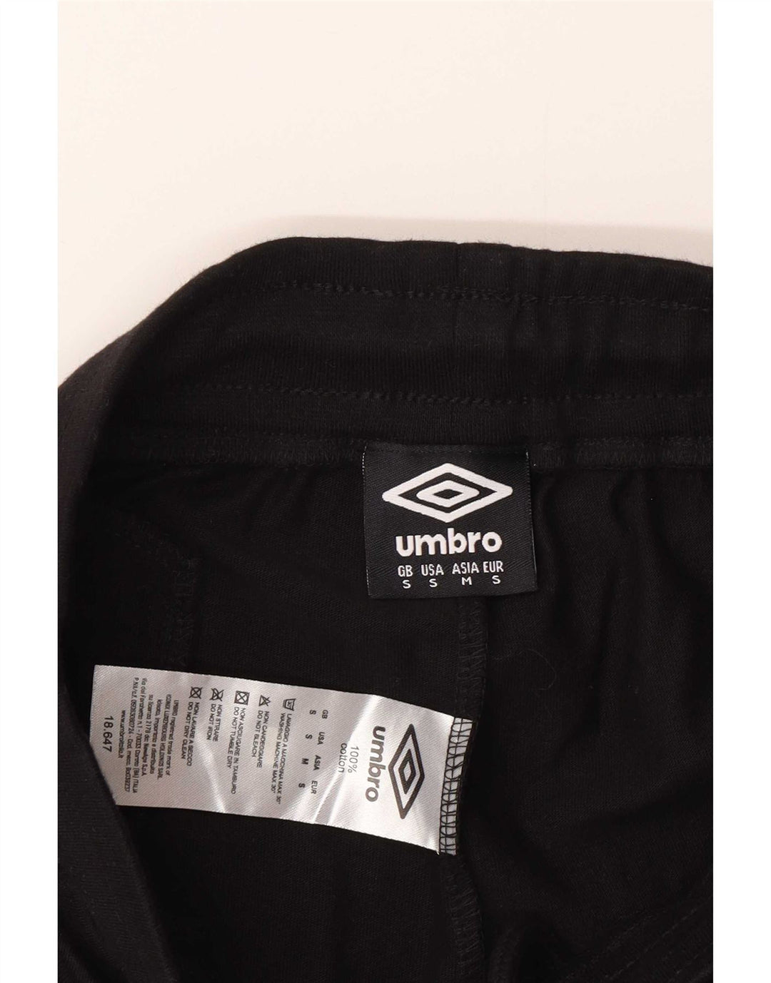 Umbro Herre Sportshorts Små Sort Bomuld