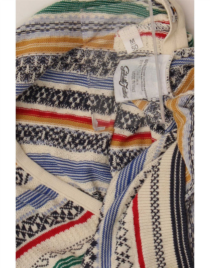 Gabriella Frattini Herre cardigan sweater Medium Flerfarvet Fair Isle