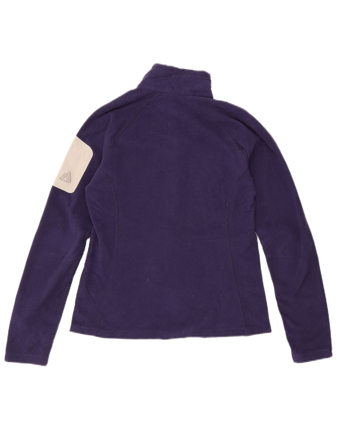 EDDIE BAUER Fleecejakke til kvinder UK 12 Medium Lilla Colourblock Polyester