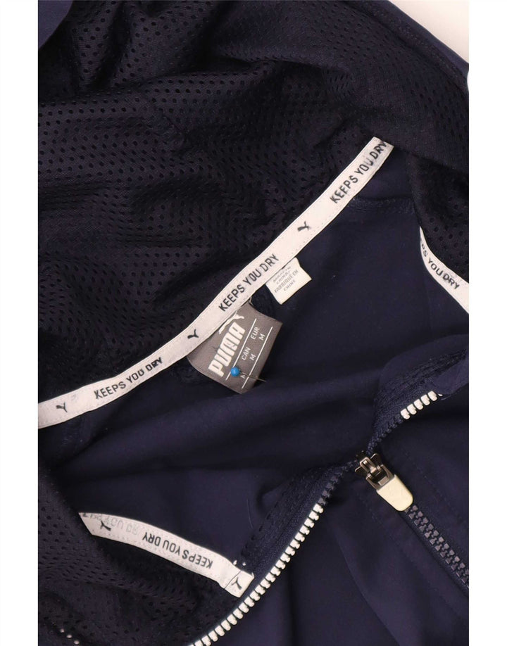 Puma Hættetrøje med lynlås til mænd Medium Navy Blue Sports