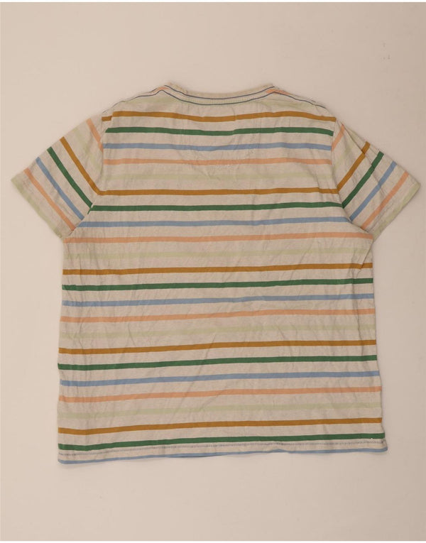 Fat Face Herre T-Shirt Top 2XL Flerfarvet Stribet Bomuld